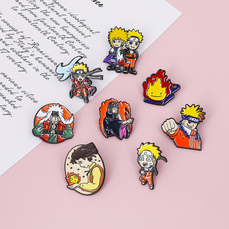 Anime Akatsuki Hard Enamel Lapel Pin Collecting Badges Backpack Hat Collar Adorn Fashion Jewelry Gifts Metal Cartoon Brooches, Mixed colors
Anime Akatsuki Hard Enamel Lapel Pin Collecting Badges Backpack Hat Collar Adorn Fashion Jewelry Gifts Metal Cartoon Brooches, Mixed colors