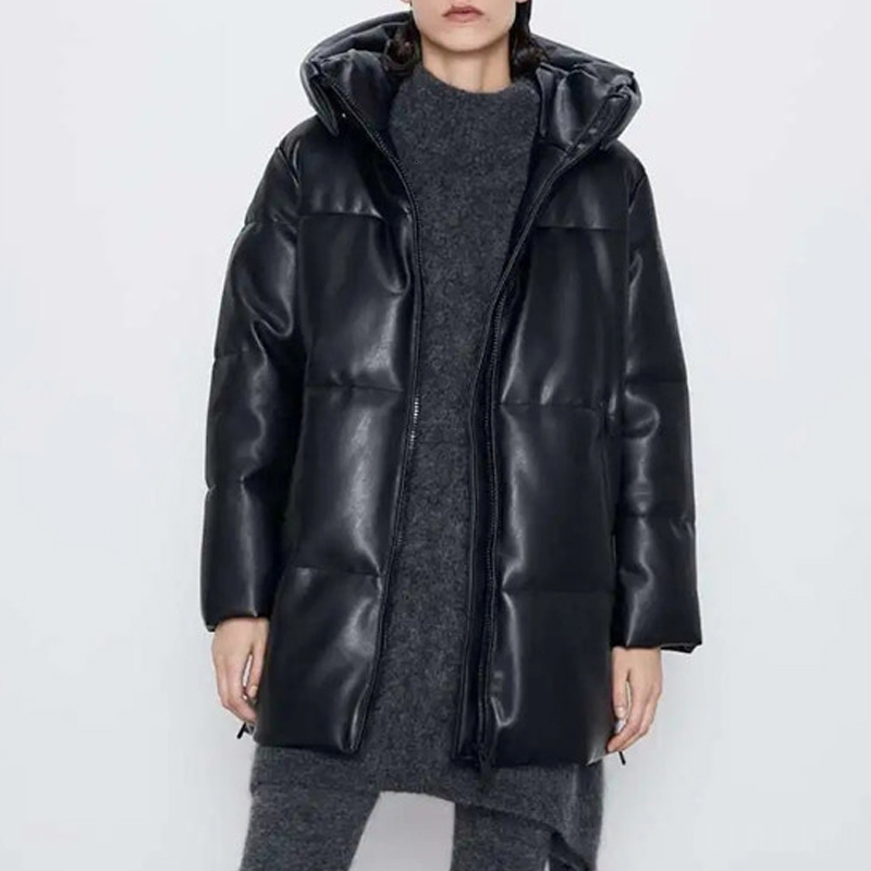 2021 New Female Thick Oversize Leather with Hoodie Women's Jackets Jacket Outwear YCFR, Black
2021 New Female Thick Oversize Leather with Hoodie Women's Jackets Jacket Outwear YCFR, Black