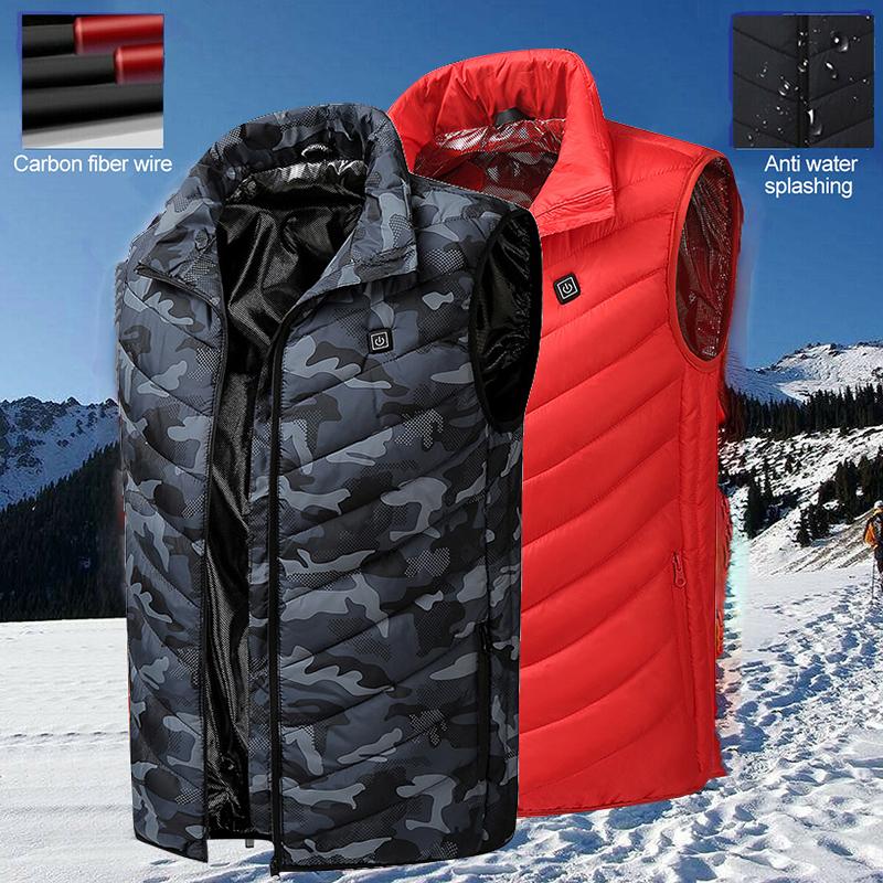 2020 Men Outdoor USB Infrared Heating Vest Jacket Men Women Winter Electric Thermal Clothing Waistcoat For Sports Hiking, Red
2020 Men Outdoor USB Infrared Heating Vest Jacket Men Women Winter Electric Thermal Clothing Waistcoat For Sports Hiking, Red