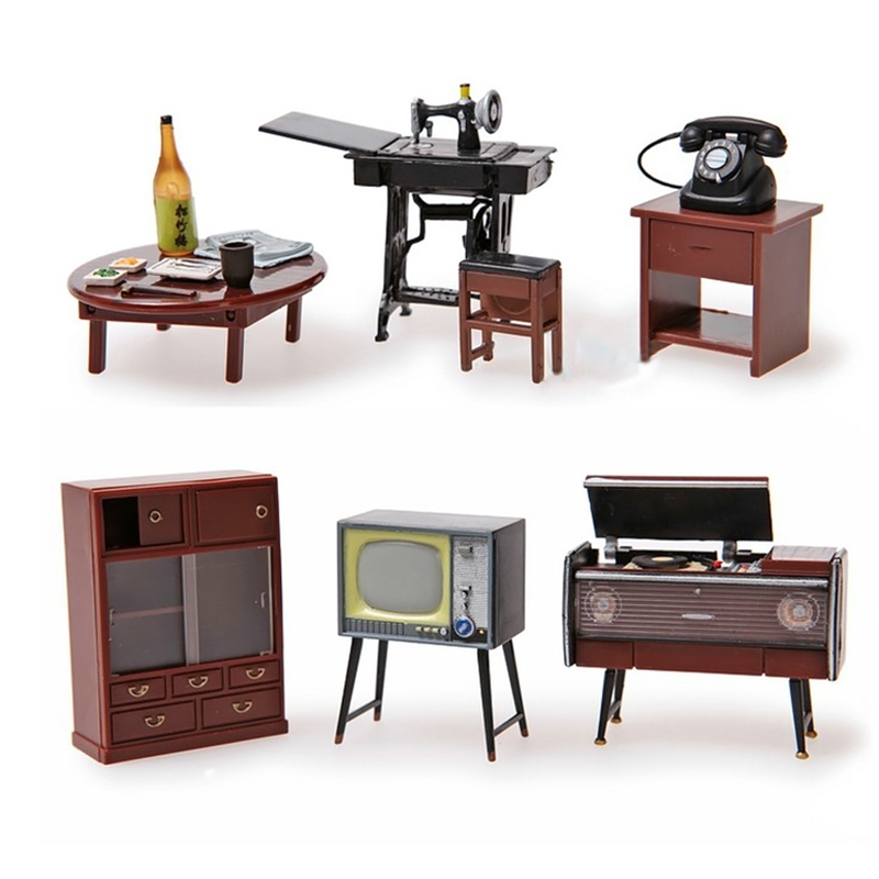 Odoria 6PCS 1:24 Japanese Vintage Furniture Dollhouse Miniature Accessories Fridge Magnet Set Decor Toy Gift Y200428
Odoria 6PCS 1:24 Japanese Vintage Furniture Dollhouse Miniature Accessories Fridge Magnet Set Decor Toy Gift Y200428
