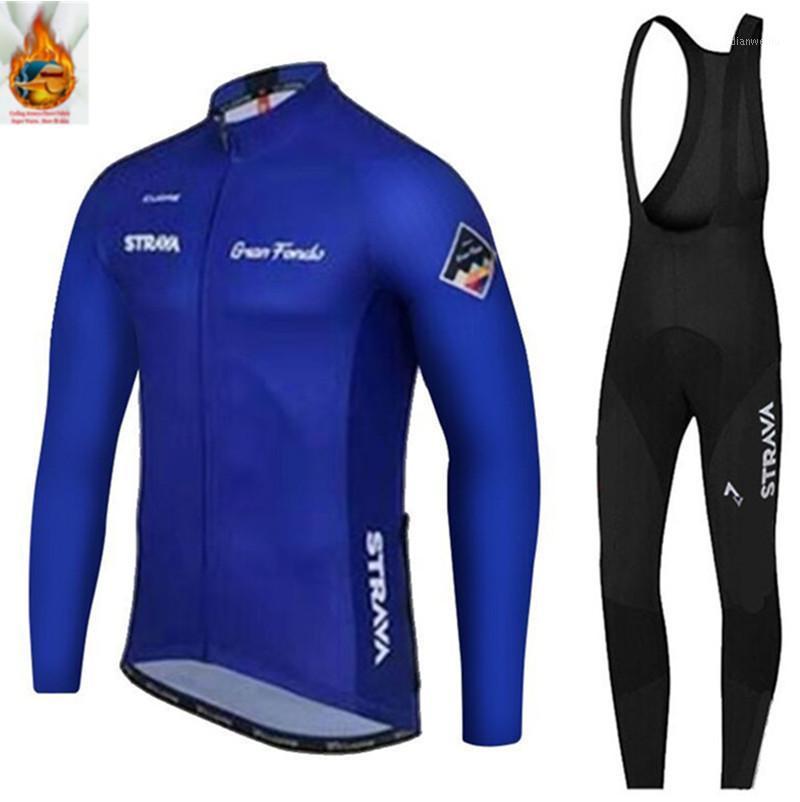 STRAVA Cycling jersey Men's 2020 winter thermal fleece Long sleeve Cycling Set Ropa Ciclismo Outdoor bicycle clothing1
STRAVA Cycling jersey Men's 2020 winter thermal fleece Long sleeve Cycling Set Ropa Ciclismo Outdoor bicycle clothing1