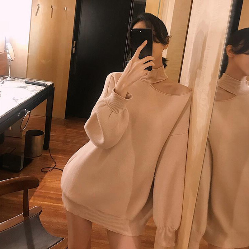 2021 New Sexy Female Pullovers Fall Halter Out Let Loose Long Tuttle Sweaters Autumn Women's Clothing Purty Jumpers AL3R, Brown
2021 New Sexy Female Pullovers Fall Halter Out Let Loose Long Tuttle Sweaters Autumn Women's Clothing Purty Jumpers AL3R, Brown