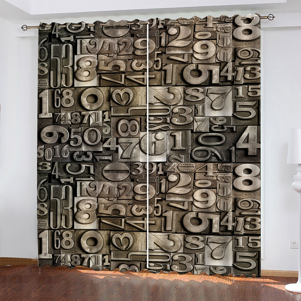 Beautiful Photo Fashion Customized 3D Curtains Custom brown letter curtains Decoration curtains
Beautiful Photo Fashion Customized 3D Curtains Custom brown letter curtains Decoration curtains