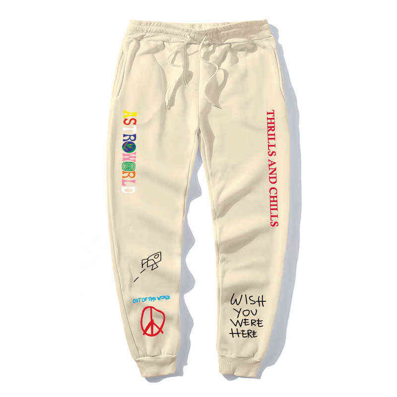 2021 high-quality fleece trousers TRAVIS SCOTT ASTROWORLD letter print ladies men' jogging pants hip-hop streetwear track pants G220221, White
2021 high-quality fleece trousers TRAVIS SCOTT ASTROWORLD letter print ladies men' jogging pants hip-hop streetwear track pants G220221, White