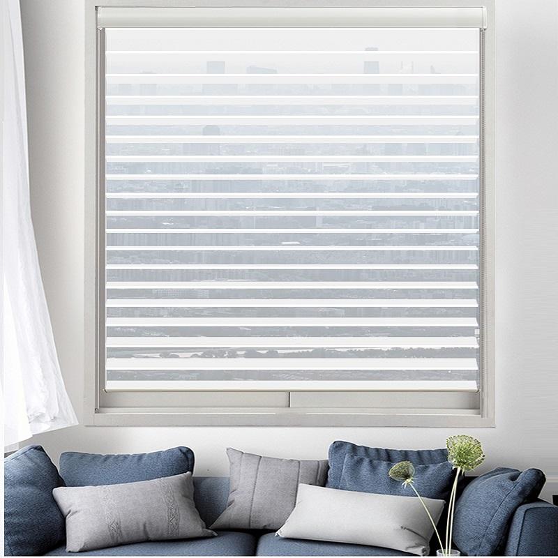 Horizontal Sheer Shades Silhouette Shangrila Roller Blinds Custom Made 2'' Light Filtering Fabric S1-6, S613 black
Horizontal Sheer Shades Silhouette Shangrila Roller Blinds Custom Made 2'' Light Filtering Fabric S1-6, S613 black