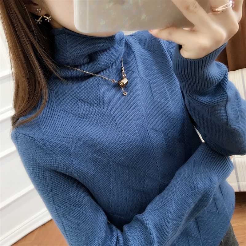 Autumn and winter cashmere ladies sweater woman sweaters Loose and versatile ladies sweater Pullover Turtleneck 201222