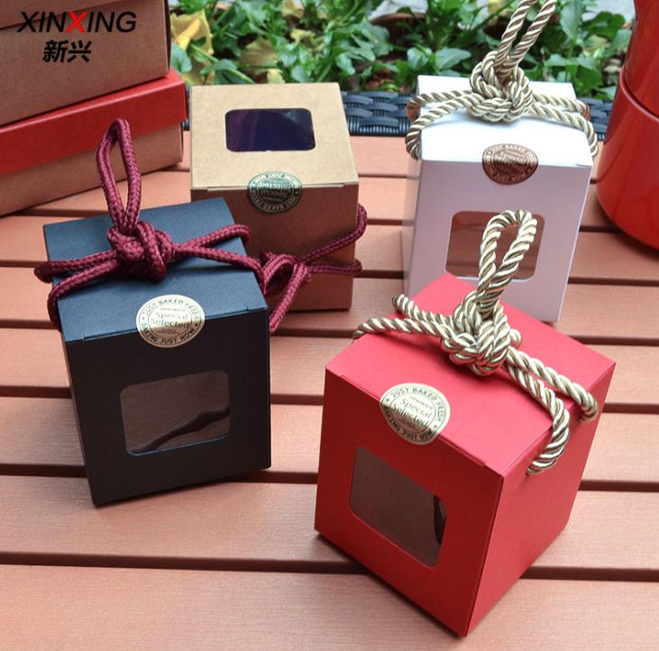 Creative design kraft paper gift box With Clear Window honey jam tea brown sugar box Candy Box With Rope
Creative design kraft paper gift box With Clear Window honey jam tea brown sugar box Candy Box With Rope