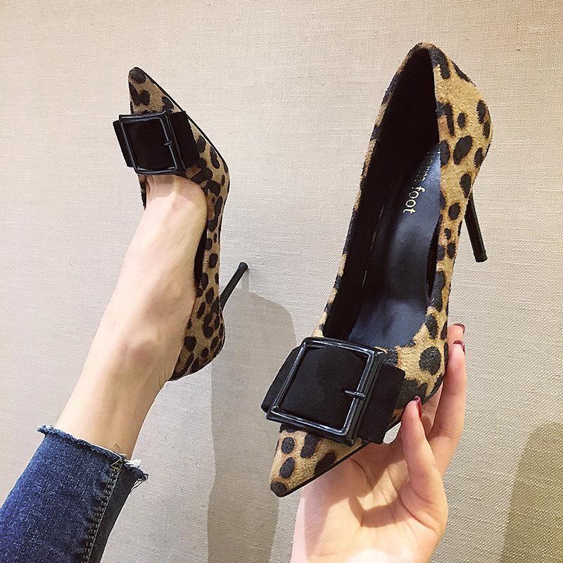 2020 Spring Women Fashion Sexy Pumps Buckle Leopard Print Pointed Toe High Heels Female Thin Heels Single Shoes Yellow Footwear1, 6cm
2020 Spring Women Fashion Sexy Pumps Buckle Leopard Print Pointed Toe High Heels Female Thin Heels Single Shoes Yellow Footwear1, 6cm
