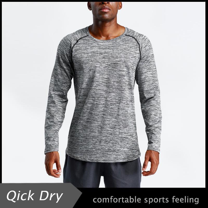 Autumn Mens Long Sleeve Sports Shirt Male Sportswear Quick Dry long sleeve T-shirt Outdoor Running Clothing Training Shirt1, Grey
Autumn Mens Long Sleeve Sports Shirt Male Sportswear Quick Dry long sleeve T-shirt Outdoor Running Clothing Training Shirt1, Grey