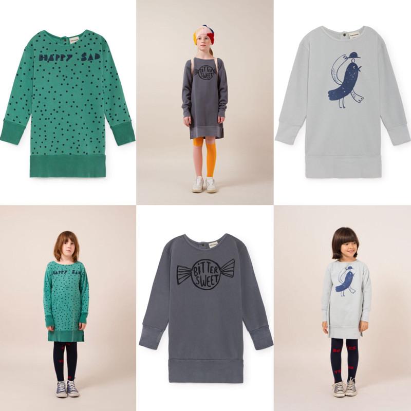 New Bobo Choses Winter 2020 Girls Dress Bird Fleece Girls Long-sleeve Dress Fashion Kids Clothing Baby Girl Clothes, As the picture
New Bobo Choses Winter 2020 Girls Dress Bird Fleece Girls Long-sleeve Dress Fashion Kids Clothing Baby Girl Clothes, As the picture