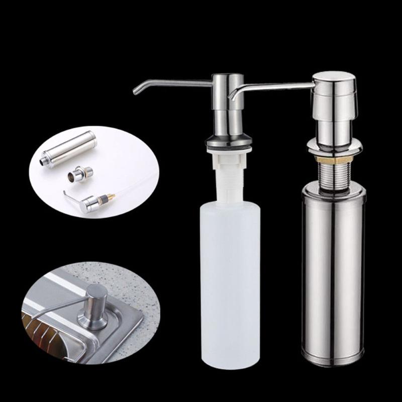 Sink Manual soap dispenser for kitchen Accessories Plastic ABS Stainless Steel Wire Drawing Clean Bottle Washing Pots Creative
Sink Manual soap dispenser for kitchen Accessories Plastic ABS Stainless Steel Wire Drawing Clean Bottle Washing Pots Creative