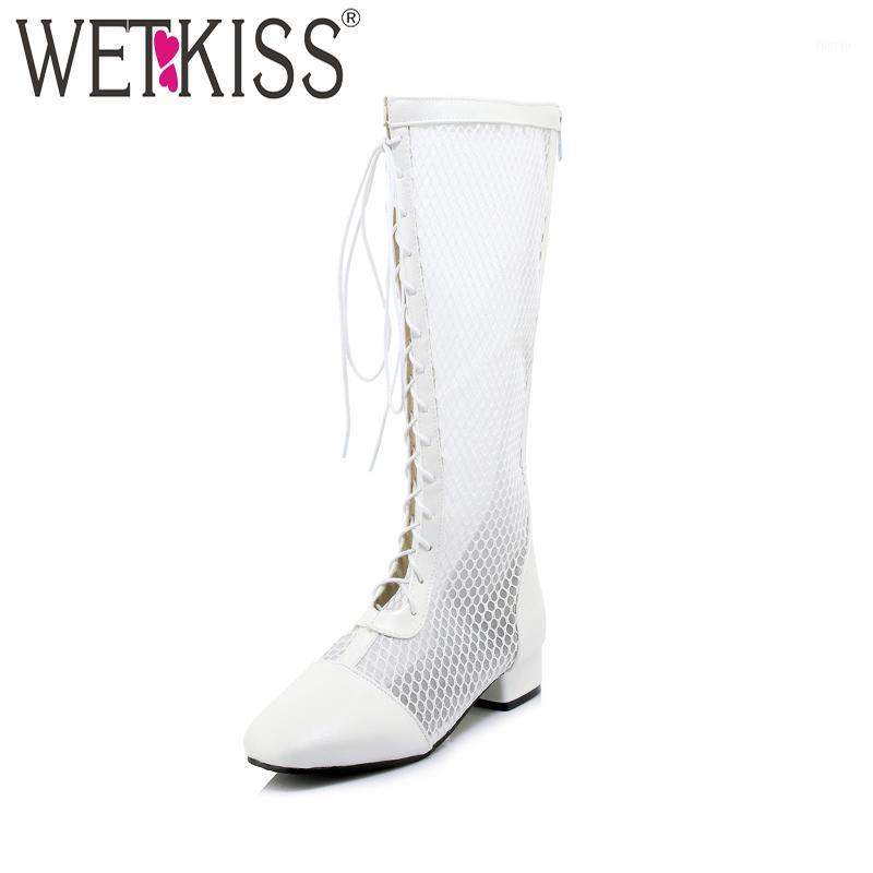 WETKISS 2020 Thick Heel Knee High Summer Women Boots Zipper Lace Up Footwear Antumn Fashion Sexy Cross Tied Boots Ladies Shoes1, White
WETKISS 2020 Thick Heel Knee High Summer Women Boots Zipper Lace Up Footwear Antumn Fashion Sexy Cross Tied Boots Ladies Shoes1, White