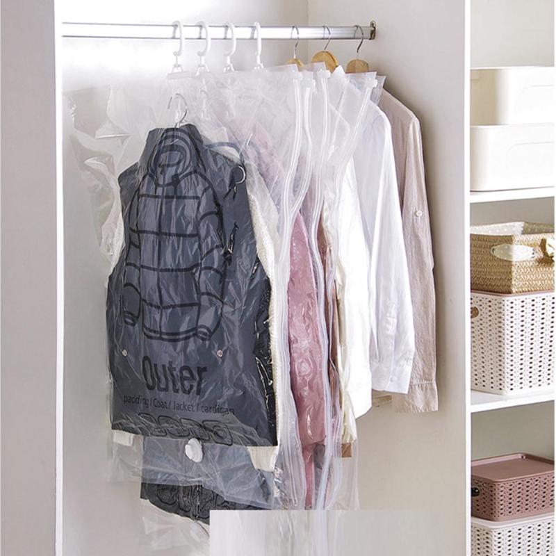 Top Sale Hanging Vacuum Bags For Clothes Foldable Border Sealed Compression Pouch Wardrobe Organizer Storage Bag Save Space
Top Sale Hanging Vacuum Bags For Clothes Foldable Border Sealed Compression Pouch Wardrobe Organizer Storage Bag Save Space