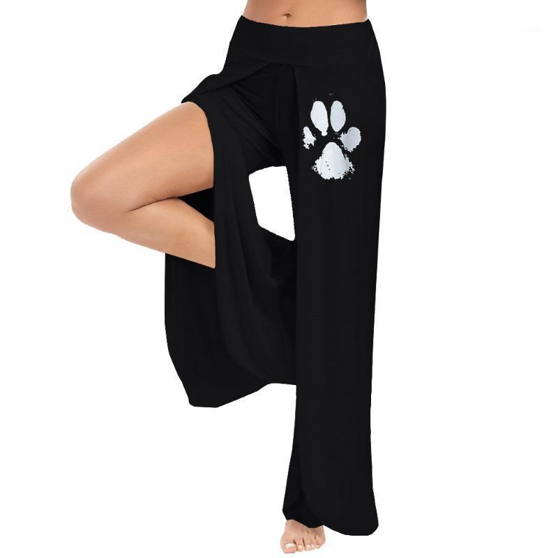Women Summer Wide Leg Pants Side Slit High Slit Print Elastic High Waist Loose 4XL Plus Size Yoga Pants Trousers 2020 New1, Black
Women Summer Wide Leg Pants Side Slit High Slit Print Elastic High Waist Loose 4XL Plus Size Yoga Pants Trousers 2020 New1, Black