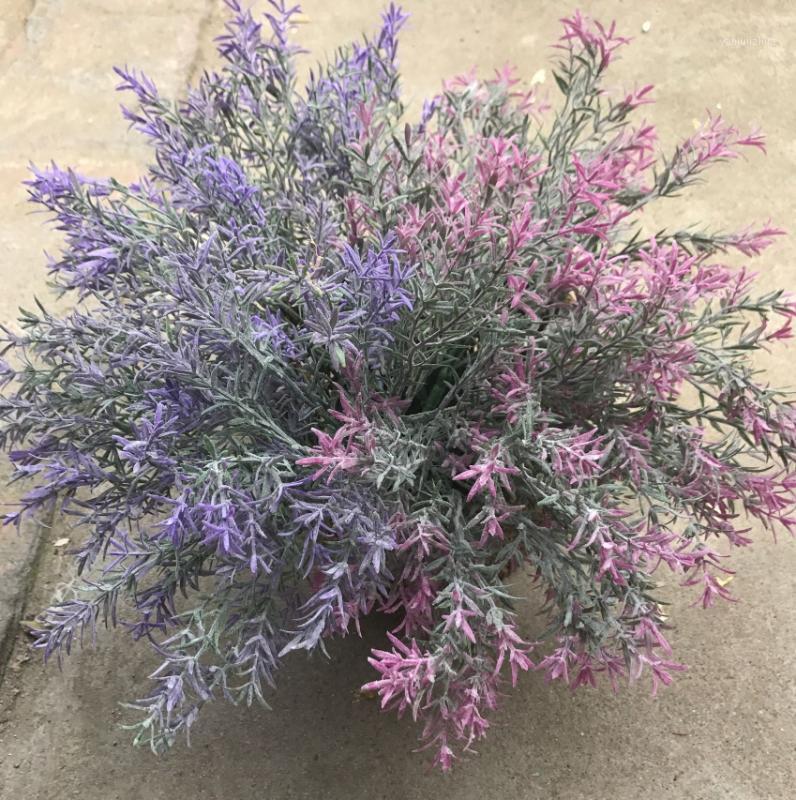 Artificial plastic grass outdoor landscape decoration grass 9 fork lavender plant wall1, Green
Artificial plastic grass outdoor landscape decoration grass 9 fork lavender plant wall1, Green