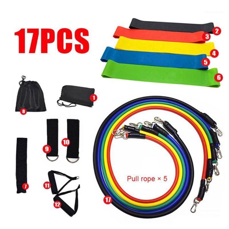 17 Pcs Yoga Band Tube Resistance Bands Set Fitness Elastic Rubber Band Training Workout Expander Pull Rope Gym Fitness Equipment1
17 Pcs Yoga Band Tube Resistance Bands Set Fitness Elastic Rubber Band Training Workout Expander Pull Rope Gym Fitness Equipment1