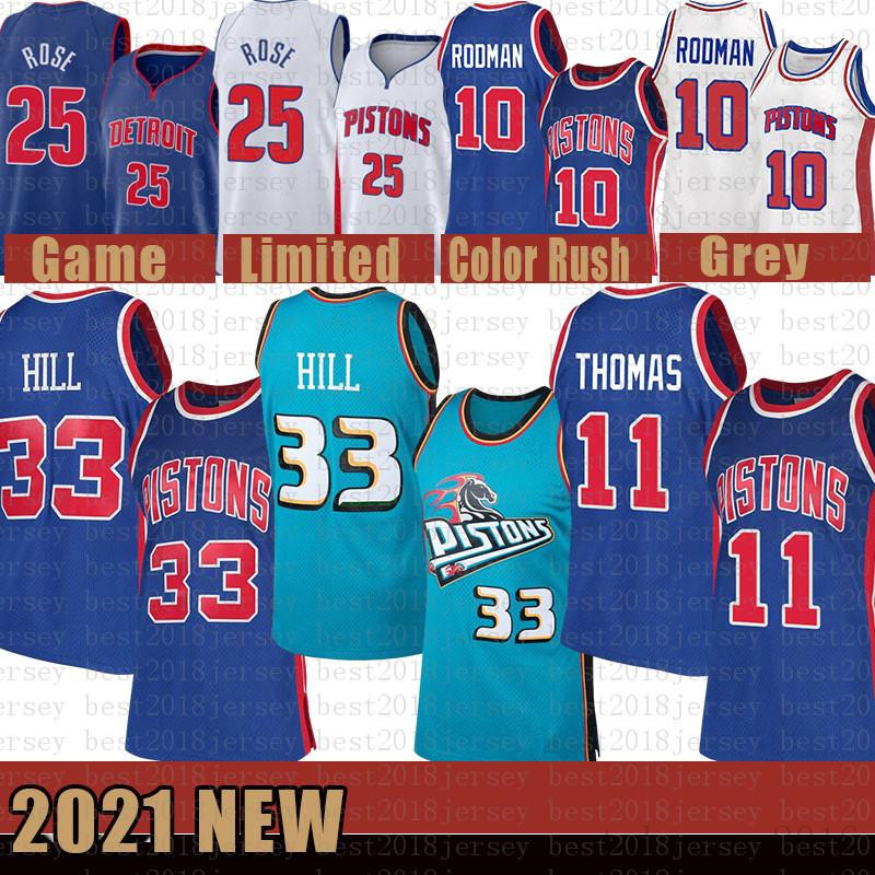 2021 New Basketball Jersey DetroitPistonMens Grant 33 Hill Mesh Retro Dennis 10 Rodman Isiah 11 Thomas Derrick 25 Rose White, Black;red
2021 New Basketball Jersey DetroitPistonMens Grant 33 Hill Mesh Retro Dennis 10 Rodman Isiah 11 Thomas Derrick 25 Rose White, Black;red