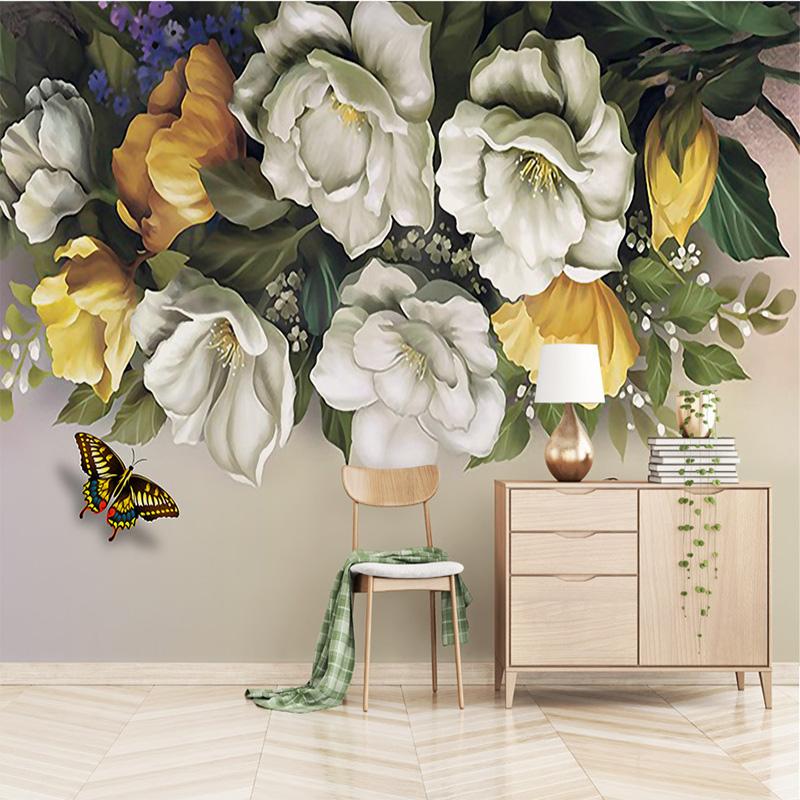 Custom 3D Wallpaper Walls Vintage Rose Flower Butterfly Mural Living Room Bedroom TV Background Decorative Wallpaper Painting, As pic
Custom 3D Wallpaper Walls Vintage Rose Flower Butterfly Mural Living Room Bedroom TV Background Decorative Wallpaper Painting, As pic