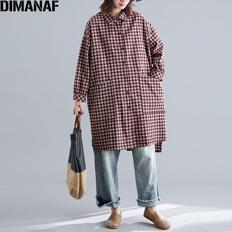 DIMANAF 2020 Plus Size Women Blouse Plaid Print Casual Long Cardigan Shirts Vintage Full Sleeve Autumn Big Size Women's Blouse, Rui6509
DIMANAF 2020 Plus Size Women Blouse Plaid Print Casual Long Cardigan Shirts Vintage Full Sleeve Autumn Big Size Women's Blouse, Rui6509