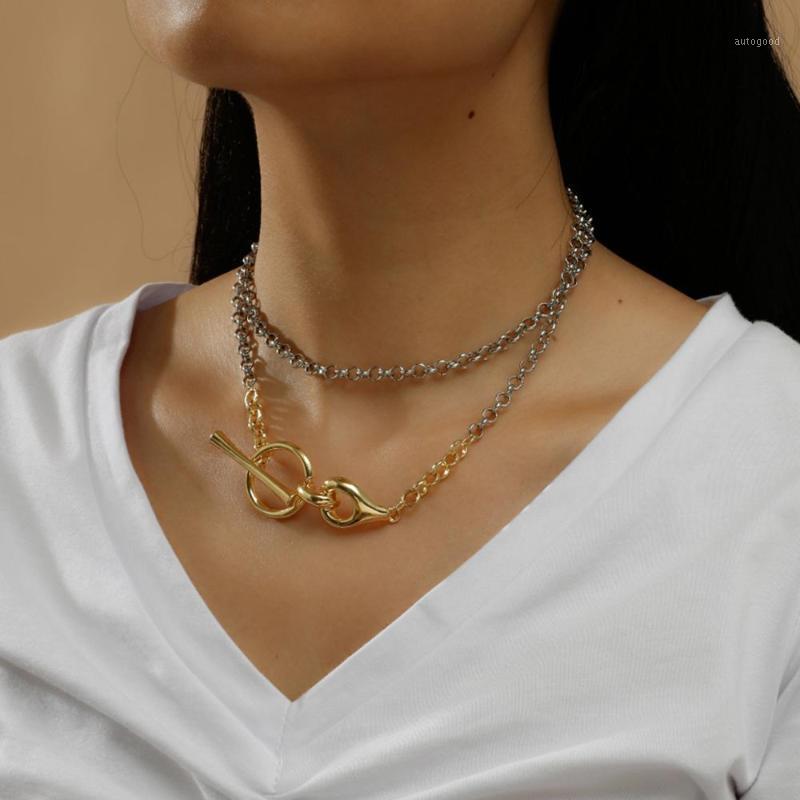 Chokers Punk Hip Hop Miami Polychromatic Splicing Link Chain Choker Necklace Vintage Chunky Thick Heavy Metal Collar Necklaces Jewelry1
Chokers Punk Hip Hop Miami Polychromatic Splicing Link Chain Choker Necklace Vintage Chunky Thick Heavy Metal Collar Necklaces Jewelry1
