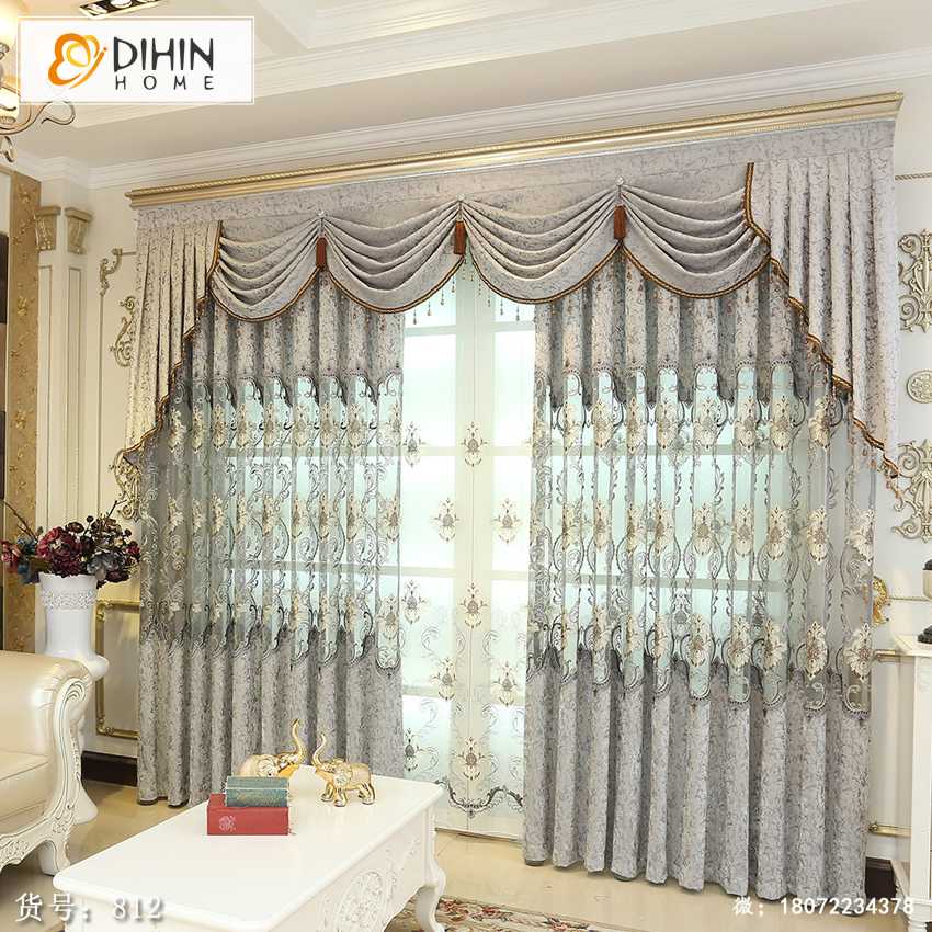 DINHIN HOME Embroidered Window Curtains For Living Room High Quality Curtain Treatment, Tulle
DINHIN HOME Embroidered Window Curtains For Living Room High Quality Curtain Treatment, Tulle