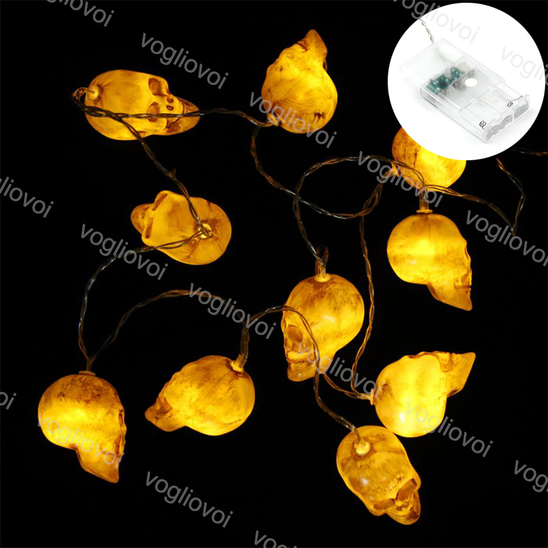 Halloween String Lights 1.5M 2M 3M 6M 3V Terrible Skull Led Light Strip Led Lights Decoration For Home Bar Party Decoration DHL
Halloween String Lights 1.5M 2M 3M 6M 3V Terrible Skull Led Light Strip Led Lights Decoration For Home Bar Party Decoration DHL