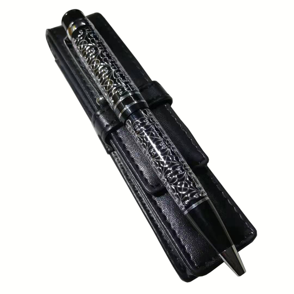 YAMALANG Clearance stock luxury signature ballpoint pen with leather case package and logo
YAMALANG Clearance stock luxury signature ballpoint pen with leather case package and logo