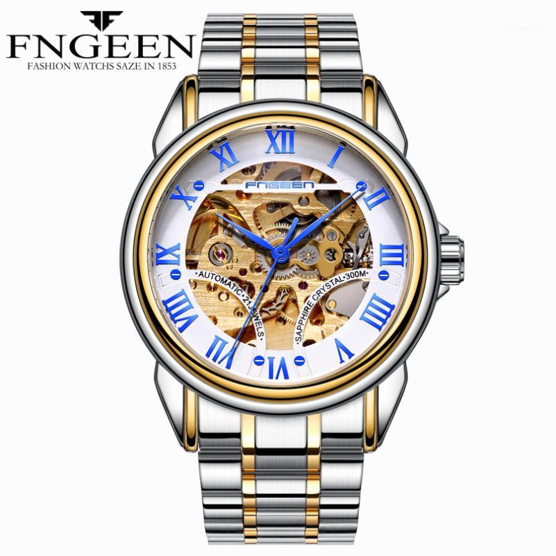 FNGEEN Men Watch Mechanical Wristwatch Skeleton Men Business Stainless Steel Hand Watch Gold reloj hombre1
FNGEEN Men Watch Mechanical Wristwatch Skeleton Men Business Stainless Steel Hand Watch Gold reloj hombre1