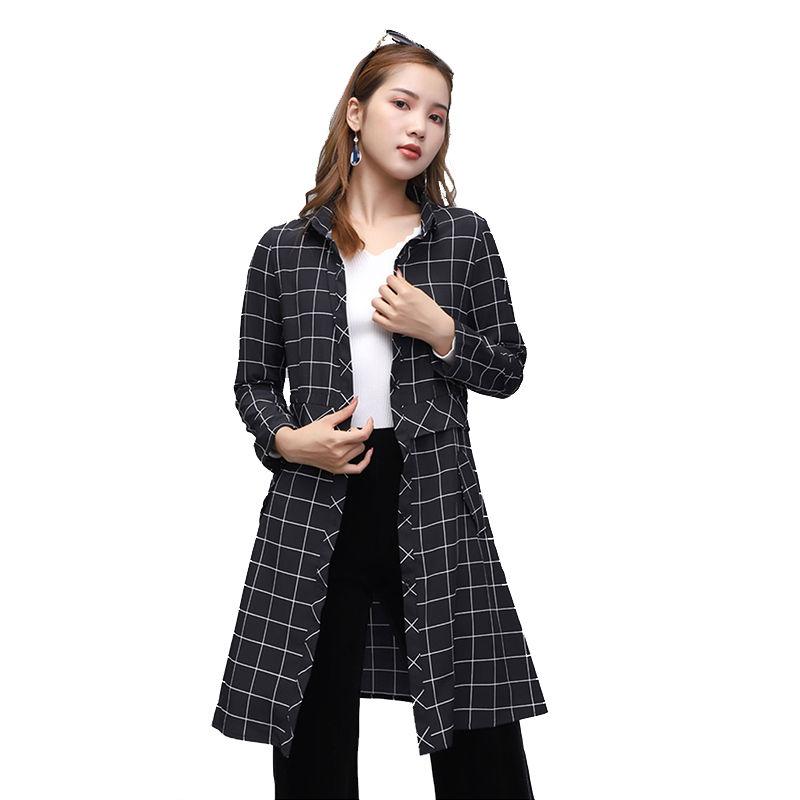 stripe trench coat for women plus size korean clothes Double Breasted black windbreaker duster women fall 2020 long coat 5XL
stripe trench coat for women plus size korean clothes Double Breasted black windbreaker duster women fall 2020 long coat 5XL