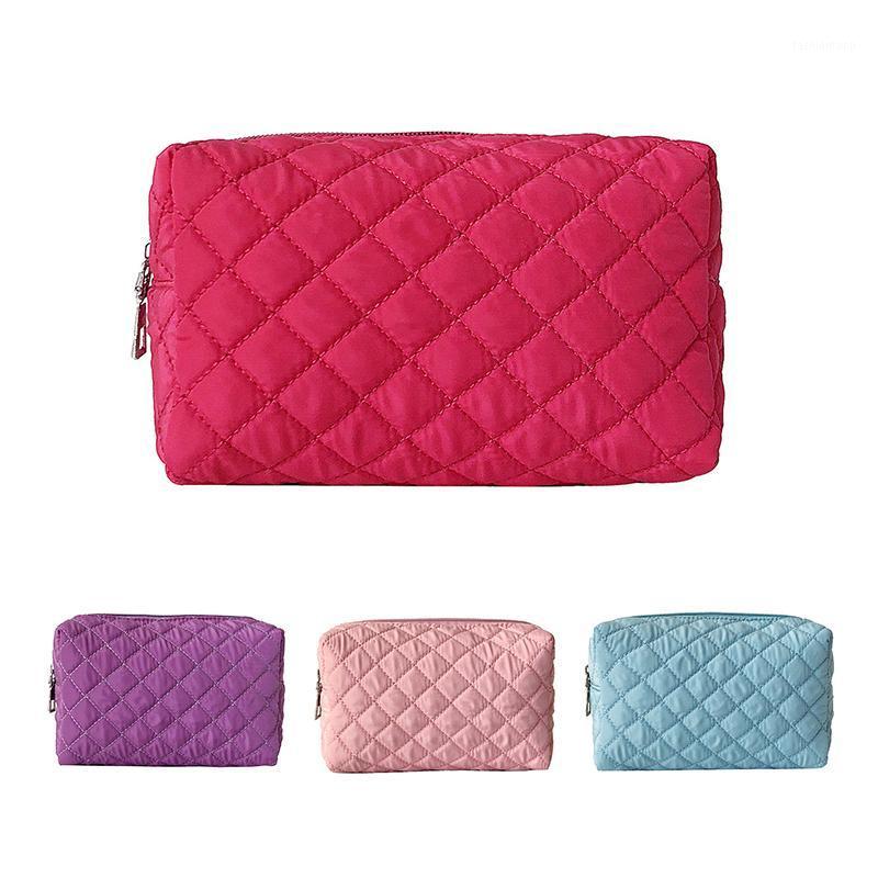 Women Multifunction Travel Portable Cosmetic Bag Nylon Rhomboids Water Resistant Zipper Organizer Storage Pouch Beauty Wash Bags1, Black
Women Multifunction Travel Portable Cosmetic Bag Nylon Rhomboids Water Resistant Zipper Organizer Storage Pouch Beauty Wash Bags1, Black