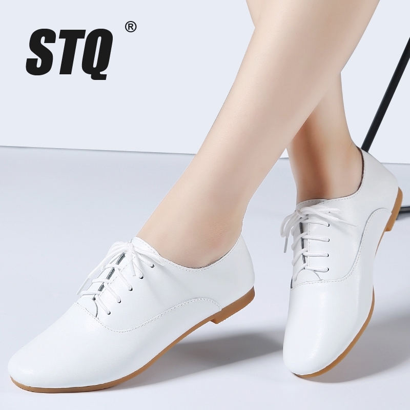 STQ 2019 Autumn oxford ballerina flats women genuine leather moccasins lace up loafers white shoes 051, 051 white
STQ 2019 Autumn oxford ballerina flats women genuine leather moccasins lace up loafers white shoes 051, 051 white