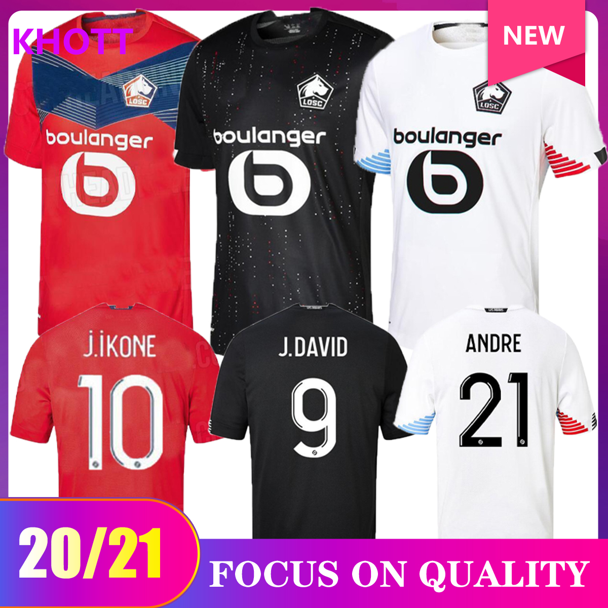 20 21 LOSC Lille soccer jerseys home away THIRD 2020 2021 maillot de foot Sanches Osimhen BAMBA Yazici man ADULT KIT kids football shirts
20 21 LOSC Lille soccer jerseys home away THIRD 2020 2021 maillot de foot Sanches Osimhen BAMBA Yazici man ADULT KIT kids football shirts