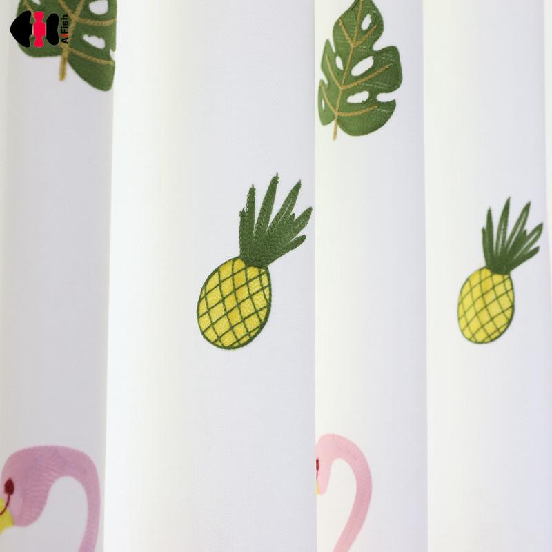Pastoral Flamingo Pineapple Embroidered Curtains Custom Made Kids Children Boys Nursery Kindgarten Window Drapes WP130C, Tulle
Pastoral Flamingo Pineapple Embroidered Curtains Custom Made Kids Children Boys Nursery Kindgarten Window Drapes WP130C, Tulle