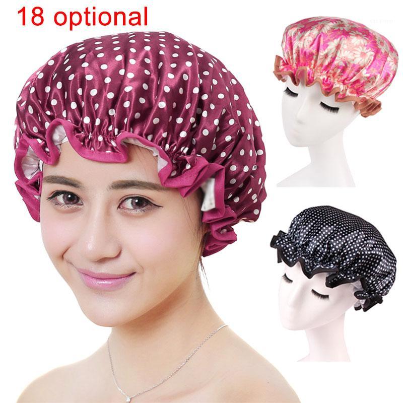 Lovely Thick Women Shower Caps Colorful Double Layer Bath Shower Hair Cover Adults Waterproof WXV Sale1
Lovely Thick Women Shower Caps Colorful Double Layer Bath Shower Hair Cover Adults Waterproof WXV Sale1