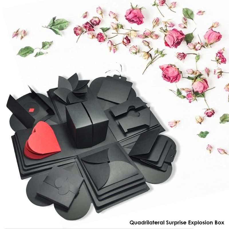 Surprise Quadrilateral Exploding Boxes Handmade Birthday Gifts Photo Customization Valentine Present Easy to Use
Surprise Quadrilateral Exploding Boxes Handmade Birthday Gifts Photo Customization Valentine Present Easy to Use