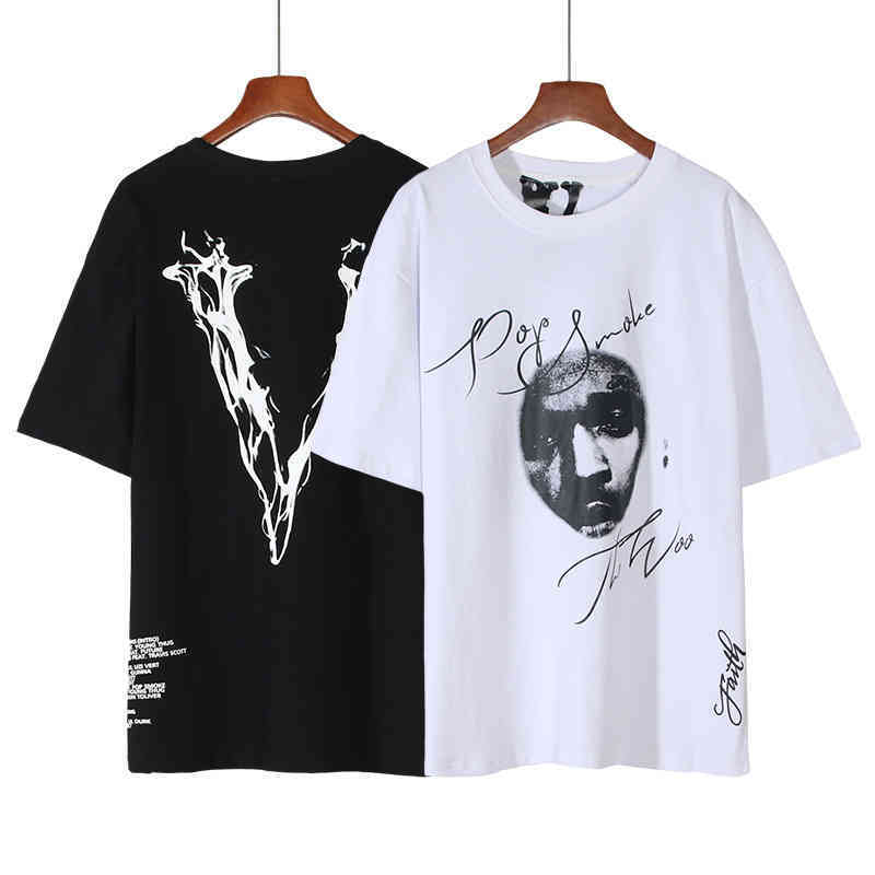 2022 summer new Vlones personalized portrait big V trend hip hop Street loose men and women lovers short sleeve T-shirt, White
2022 summer new Vlones personalized portrait big V trend hip hop Street loose men and women lovers short sleeve T-shirt, White