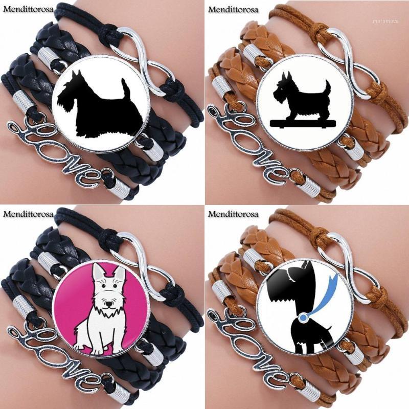 For Women Men Party Jewelry Glass Cabochon Multilayer Black/Brown Leather Bracelet Bangle Best friend Cute Scottish Terrier1
For Women Men Party Jewelry Glass Cabochon Multilayer Black/Brown Leather Bracelet Bangle Best friend Cute Scottish Terrier1