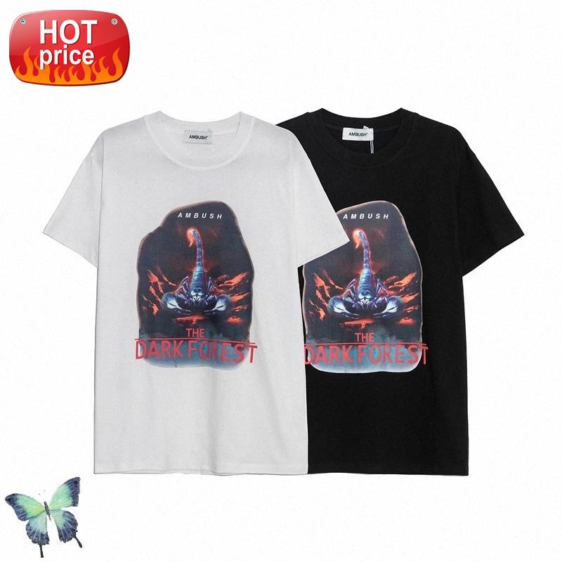 New AMBUSH Scorpion Printing T Shirt AMBUSH Loose Casual Top Tees Men Women High Quality Cotton T-shirt Fast Shipping #a97G, White;black
New AMBUSH Scorpion Printing T Shirt AMBUSH Loose Casual Top Tees Men Women High Quality Cotton T-shirt Fast Shipping #a97G, White;black