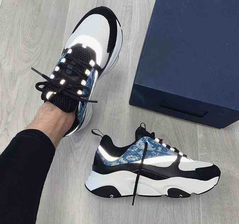 2021 Men B22 Reflective Sneakers Platform Sneaker Top Quality Canvas Calfskin Trainers White Women Fashion Lace-up Casual shoes with Box, Black
2021 Men B22 Reflective Sneakers Platform Sneaker Top Quality Canvas Calfskin Trainers White Women Fashion Lace-up Casual shoes with Box, Black