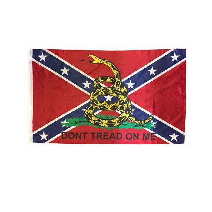 Dont Tread On Me Confederate Flag Flying Decoration 3x5 FT Banner 90x150cm Festival Party Gift 100D Polyester Printed Hot selling!
Dont Tread On Me Confederate Flag Flying Decoration 3x5 FT Banner 90x150cm Festival Party Gift 100D Polyester Printed Hot selling!