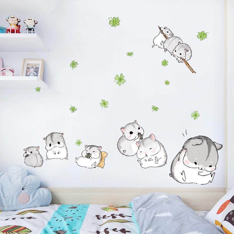 Cartoon Cute Hamster Wall Stickers Animal Furniture Decals Bedroom Living Room Decor DIY Sofa Background Murals Wallpaper1
Cartoon Cute Hamster Wall Stickers Animal Furniture Decals Bedroom Living Room Decor DIY Sofa Background Murals Wallpaper1