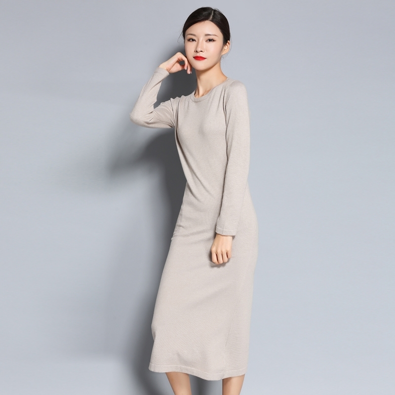 fashion women dress O-neck Cashmere casual sweater autumn winter women wool knitted sweater dress warm women design dress LJ201114, Khaki
fashion women dress O-neck Cashmere casual sweater autumn winter women wool knitted sweater dress warm women design dress LJ201114, Khaki