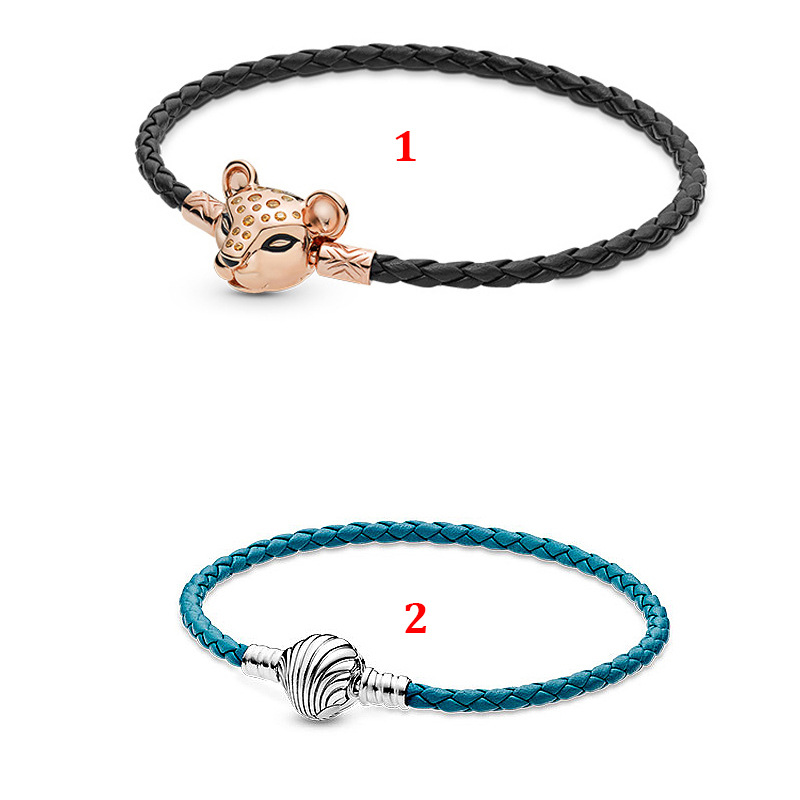 Genuine S925 Sterling Silver Fit Pandora Bracelet Blue Ocean Shell Single Loop Leather Cord Bracelet DIY Bead Love Heart Blue Crysta Charm For DIY Beads Charms
Genuine S925 Sterling Silver Fit Pandora Bracelet Blue Ocean Shell Single Loop Leather Cord Bracelet DIY Bead Love Heart Blue Crysta Charm For DIY Beads Charms