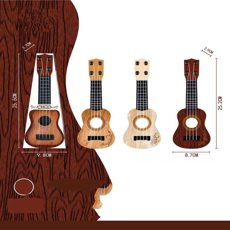 Children's trumpet instrument simulation ukulele mini four string can play the early education music toy guitar
Children's trumpet instrument simulation ukulele mini four string can play the early education music toy guitar