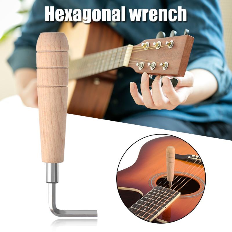 4mm Truss Rod Wrench Guitar Adjust Hexagonal Wrench with Wooden Handle Mandolin Ukulele Guitar Accessories MJJ88
4mm Truss Rod Wrench Guitar Adjust Hexagonal Wrench with Wooden Handle Mandolin Ukulele Guitar Accessories MJJ88