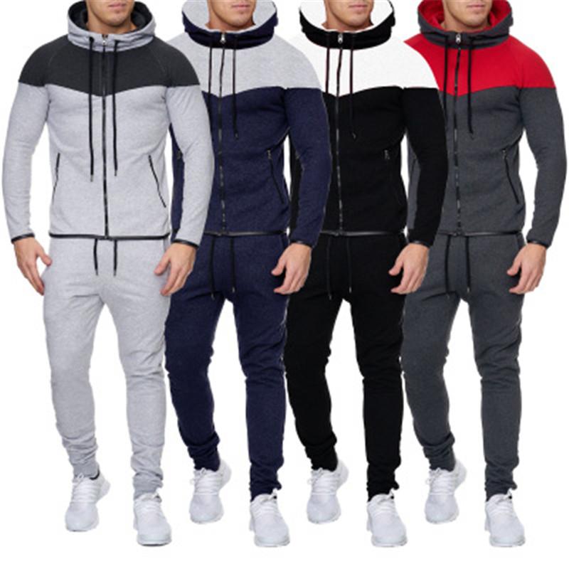 Man Colorblocked Cardigan Suits Fashion Trend Zipper Hooded Coat Trousers Two Piece Sets Designer Male Spring Casual Loose Sports Tracksuits
Man Colorblocked Cardigan Suits Fashion Trend Zipper Hooded Coat Trousers Two Piece Sets Designer Male Spring Casual Loose Sports Tracksuits