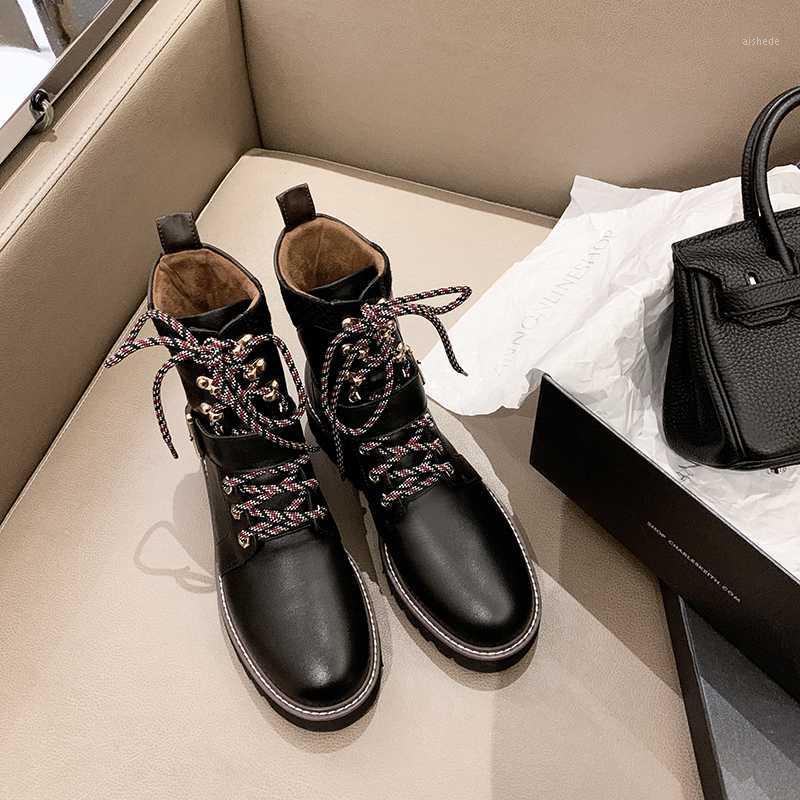 May niamh Thick Bottom Ankle Boots 2020 Autumn Lace-up Genuine Leather Buckle Strap Decoration Boots For Women Shoes A0151, Black
May niamh Thick Bottom Ankle Boots 2020 Autumn Lace-up Genuine Leather Buckle Strap Decoration Boots For Women Shoes A0151, Black