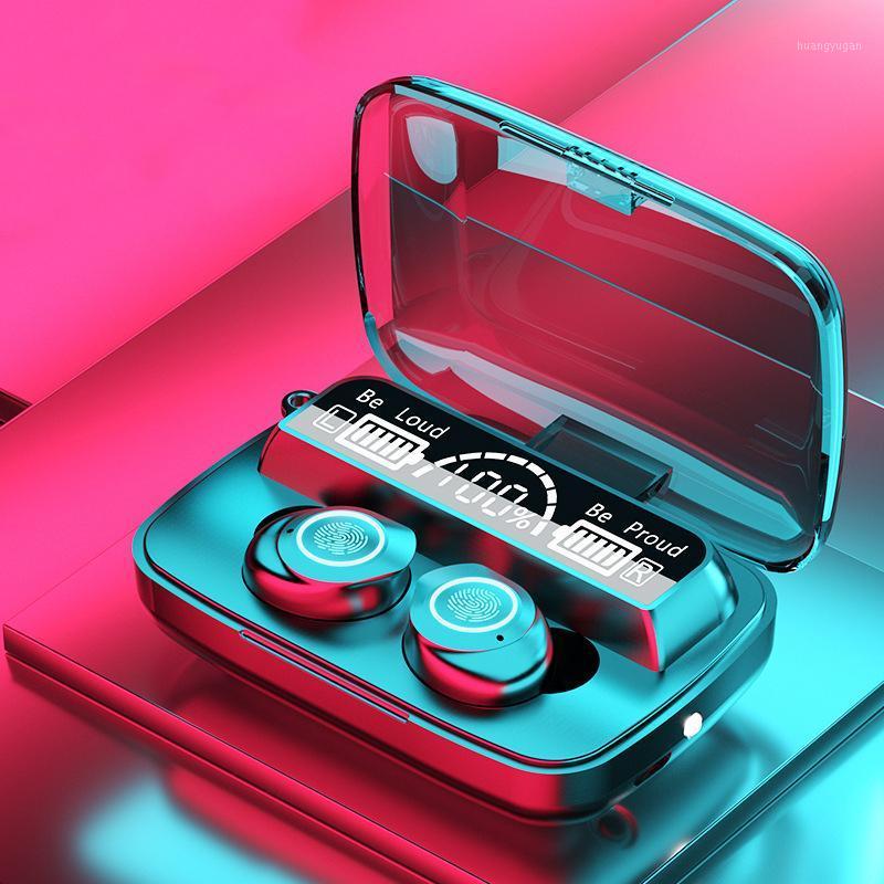 New Sports Fitness Earphone Stereo Earset With 4000mAh Charging Base TWS Wireless Earphone Bluetooth 5.1 Touch Control Earbuds1, Black
New Sports Fitness Earphone Stereo Earset With 4000mAh Charging Base TWS Wireless Earphone Bluetooth 5.1 Touch Control Earbuds1, Black