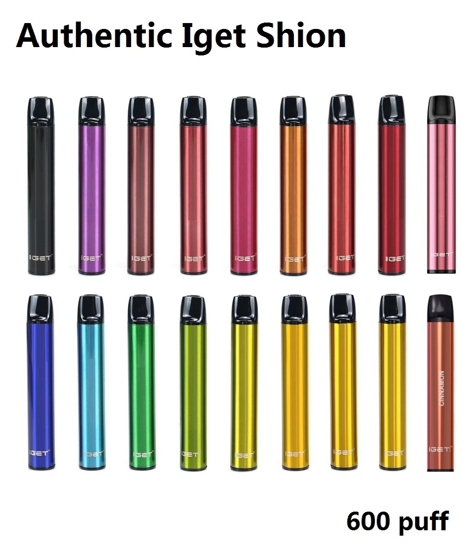 Original Iget Shion Disposable E-cigarettes Pod Device Kit 600 Puff 400mAh 2.4ml Portable Vape Stick Pen Bar Plus XXL Max 100% Authentic
Original Iget Shion Disposable E-cigarettes Pod Device Kit 600 Puff 400mAh 2.4ml Portable Vape Stick Pen Bar Plus XXL Max 100% Authentic