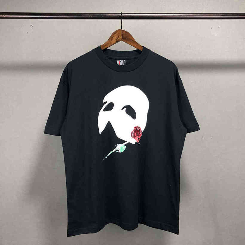 High Street Brand Mask Print Clothing Cotton Top Teas Vintage Oversized Women T-shirt For Men Streetwear, Black
High Street Brand Mask Print Clothing Cotton Top Teas Vintage Oversized Women T-shirt For Men Streetwear, Black